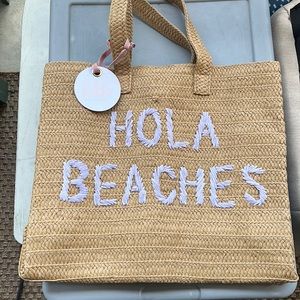 BTB Los Angeles Straw Tote